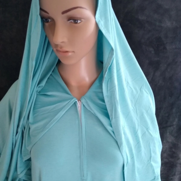 Dubai Prayer Dress attached Shayla Made Dubai UAE - Picture 3 of 5